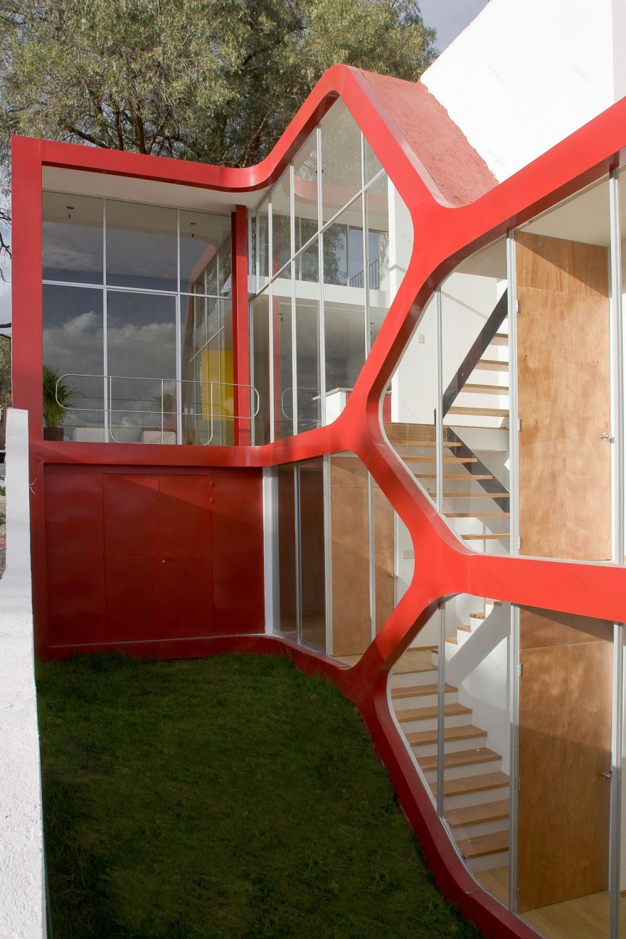 墨西哥 ATZ 住宅,模块化设计融入自然地形-13