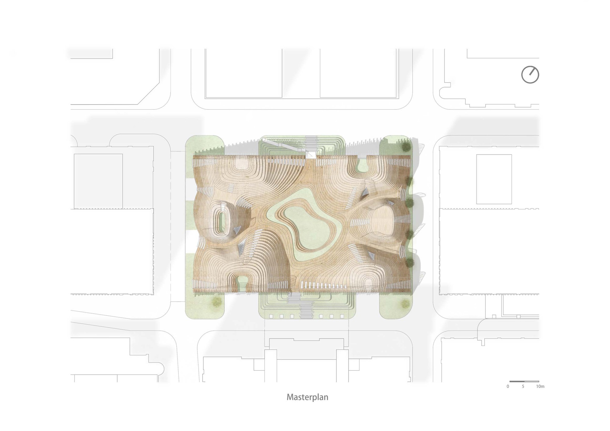 竹之山丘 · 天津智慧山山丘广场丨中国天津丨原地建筑-45