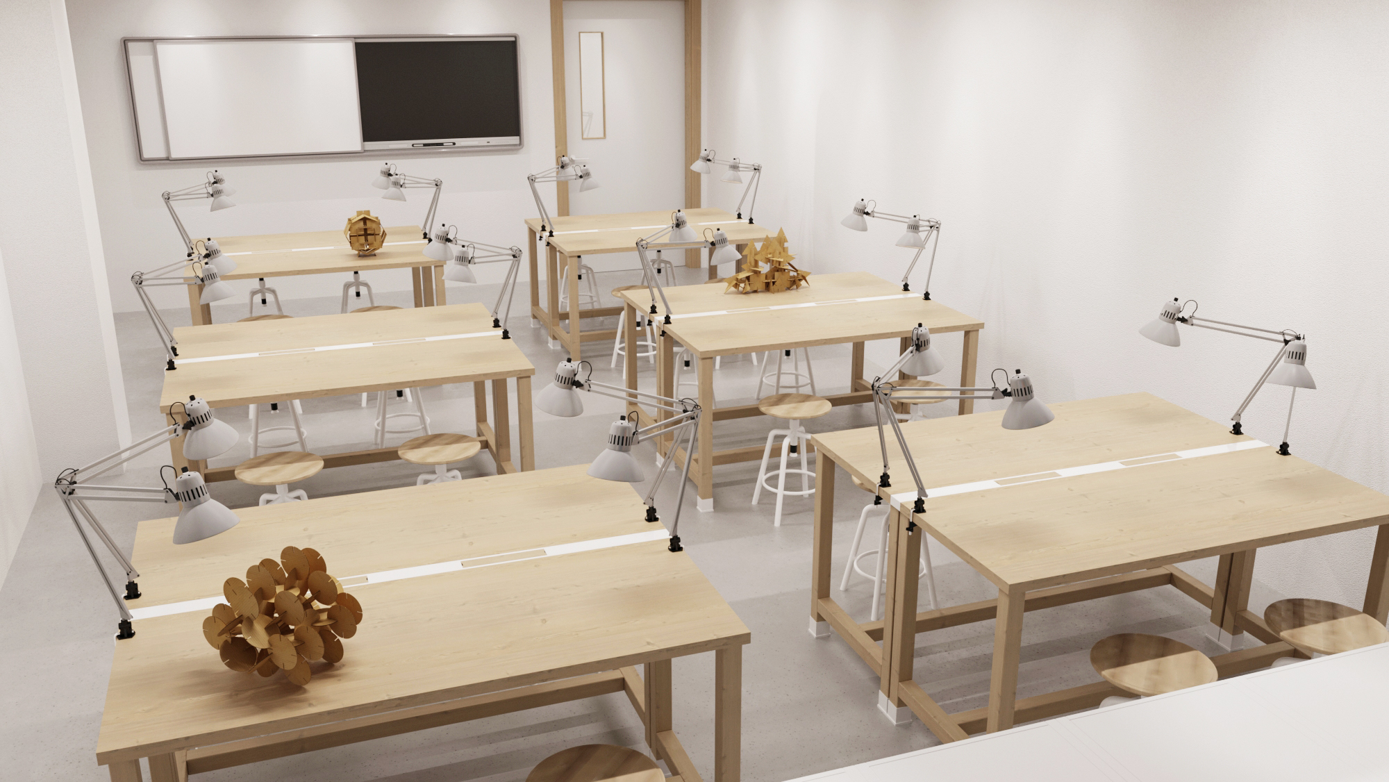 ESKİŞEHİR BİLNET 学校室内概念设计项目-93