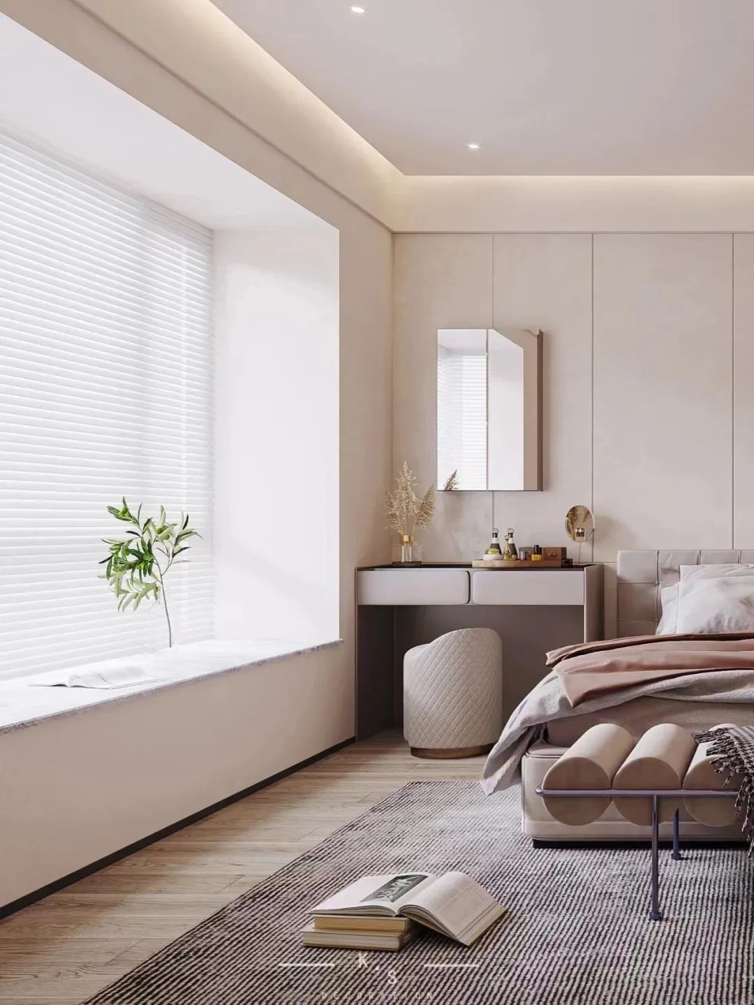 广州 178㎡现代奶油风大平层丨中国广州丨KUN SHANG DESIGN-32