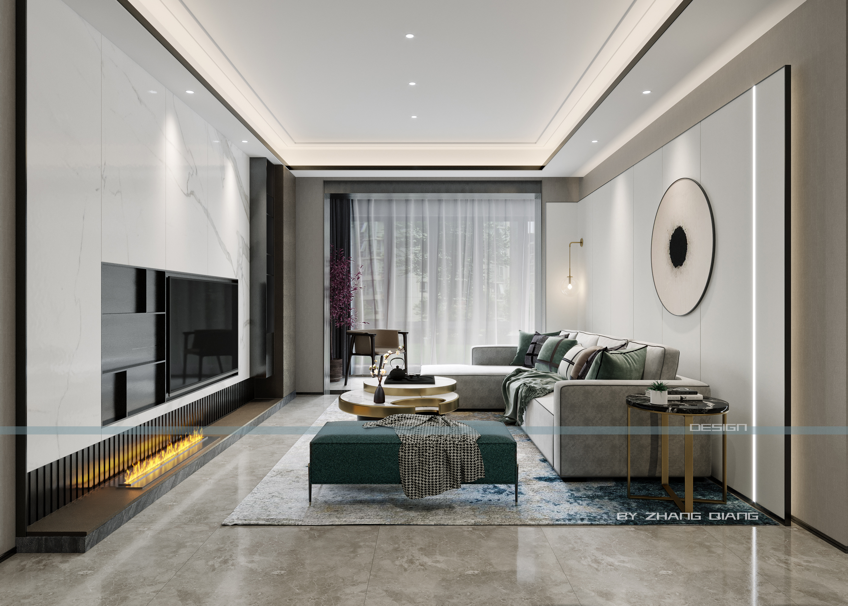 海信灵山湾样板间-新中式风格-2