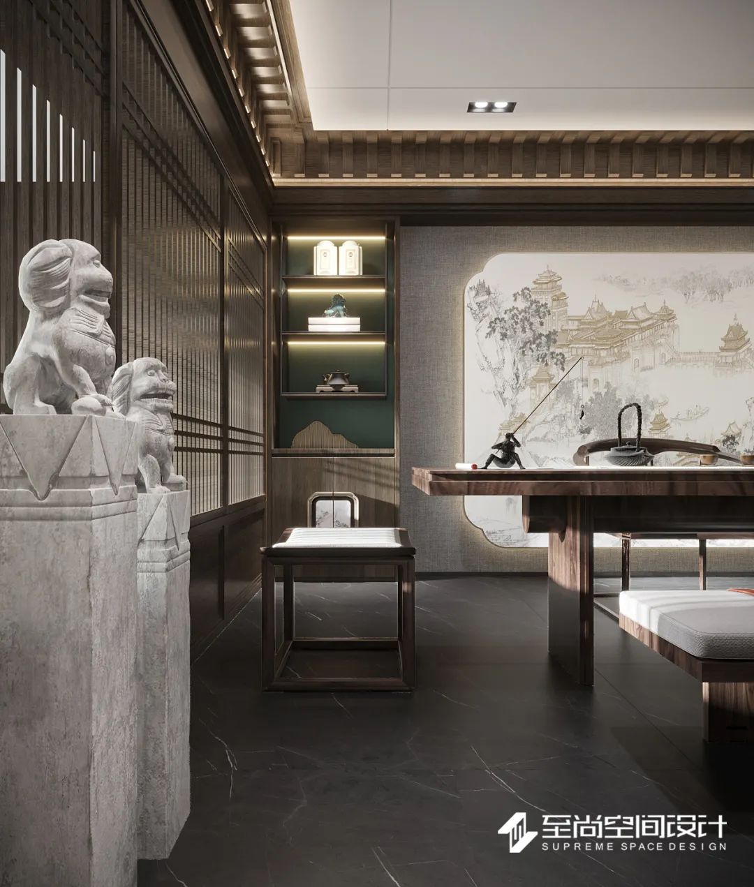 洪普号茶庄丨中国东莞丨东莞市至尚空间设计有限公司-40