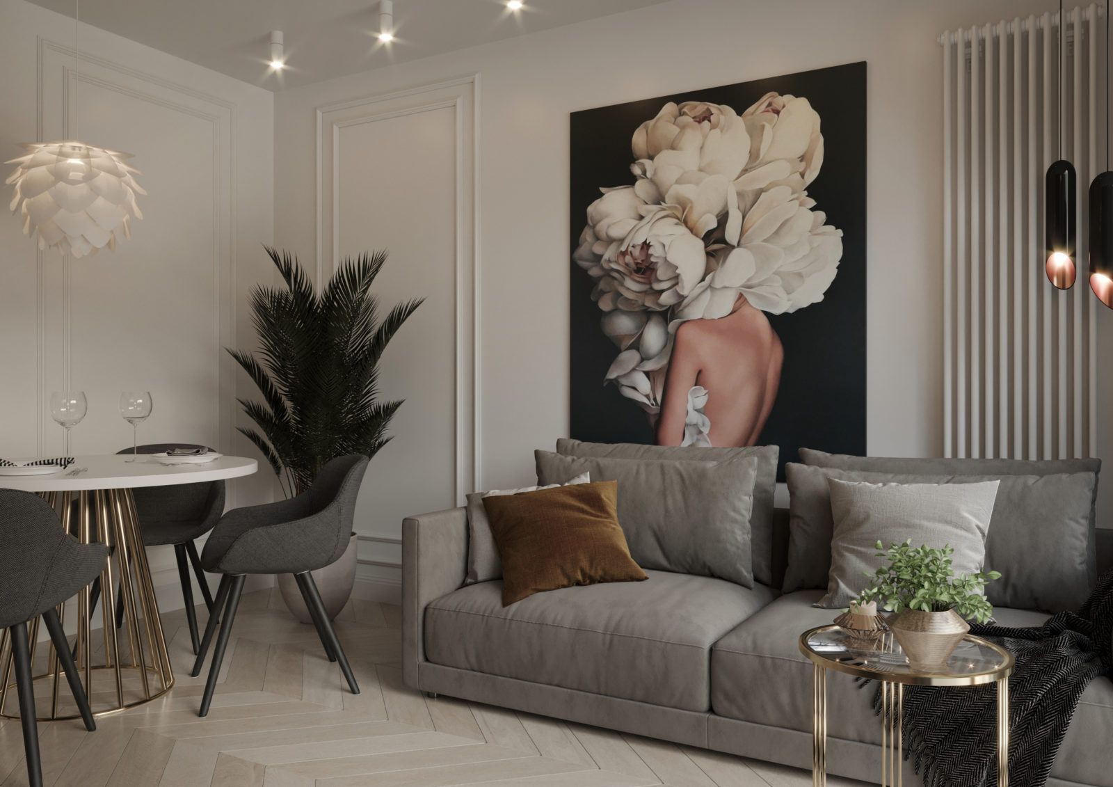 black and white  室内布置丨波兰华沙丨Katarzyna Piotrowska-7