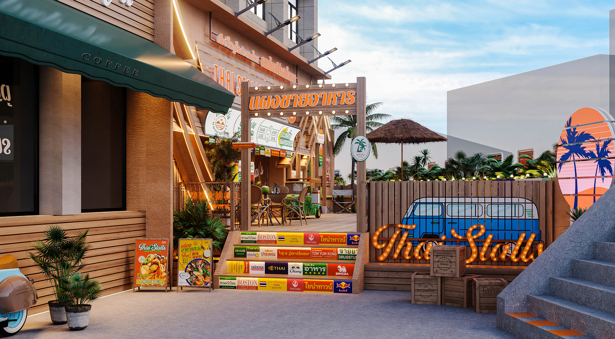 泰坦象·泰国大排档丨中国金华丨魔戏空间设计-73