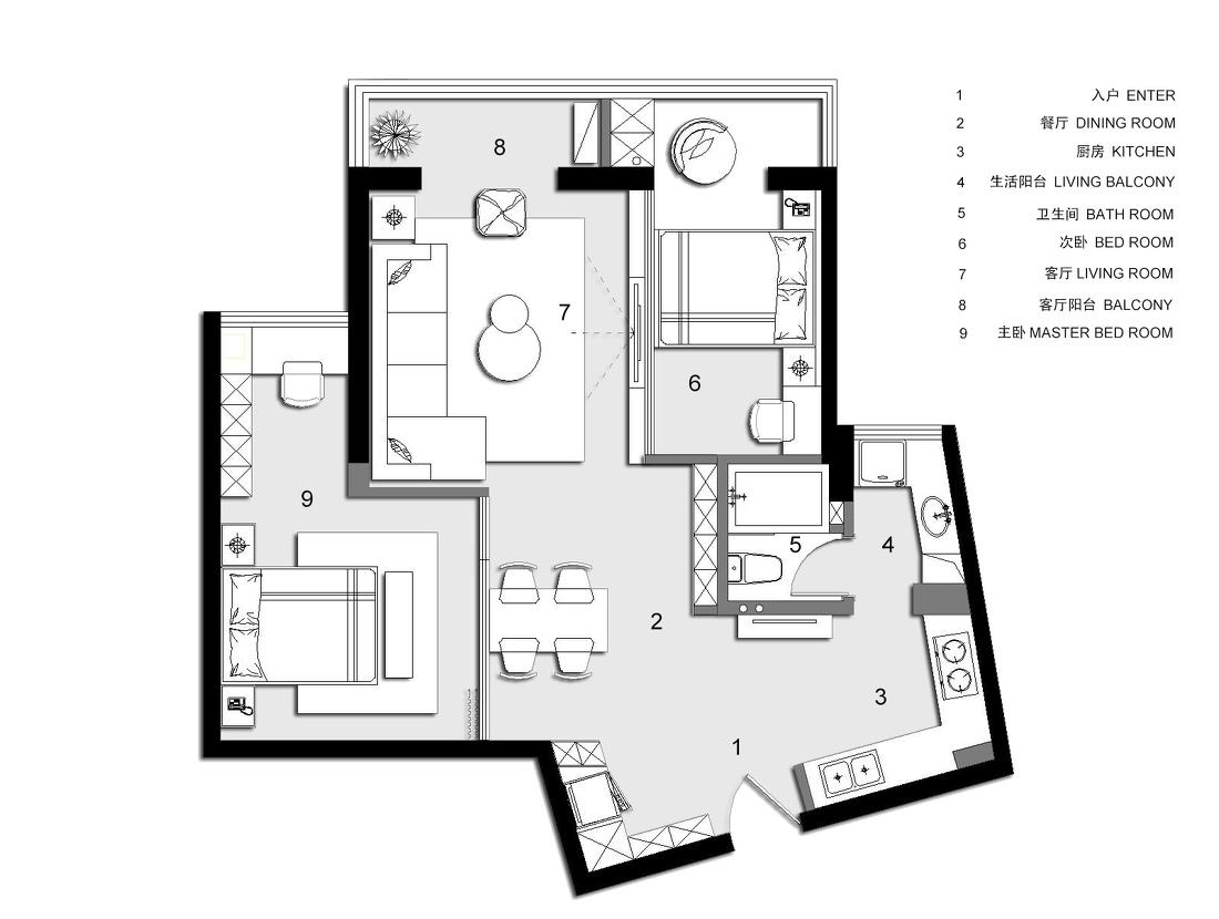锦江印象平层改造-2