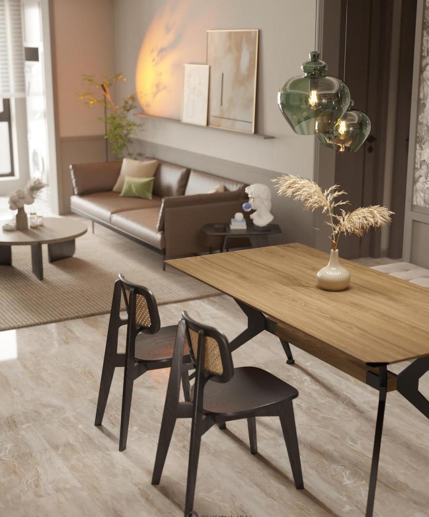 南京西路大平层法式清新精致女孩住宅设计丨中国南京-4