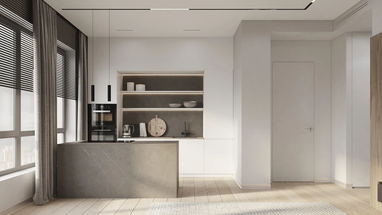 现代简约北欧风家居空间设计丨俄罗斯丨Aspecta Studio-15