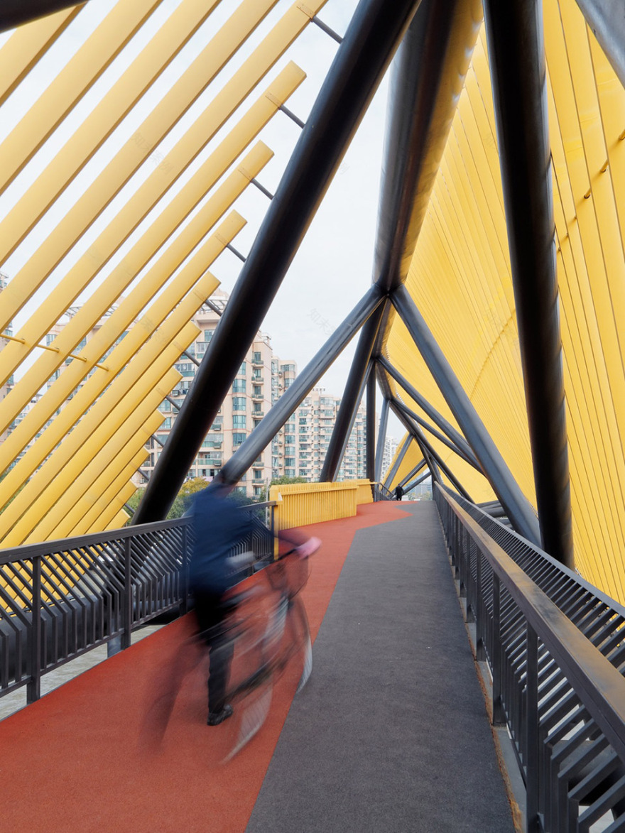 百穗桥·青浦南箐园北侧人行桥丨中国上海丨致正建筑工作室+博风建筑-43