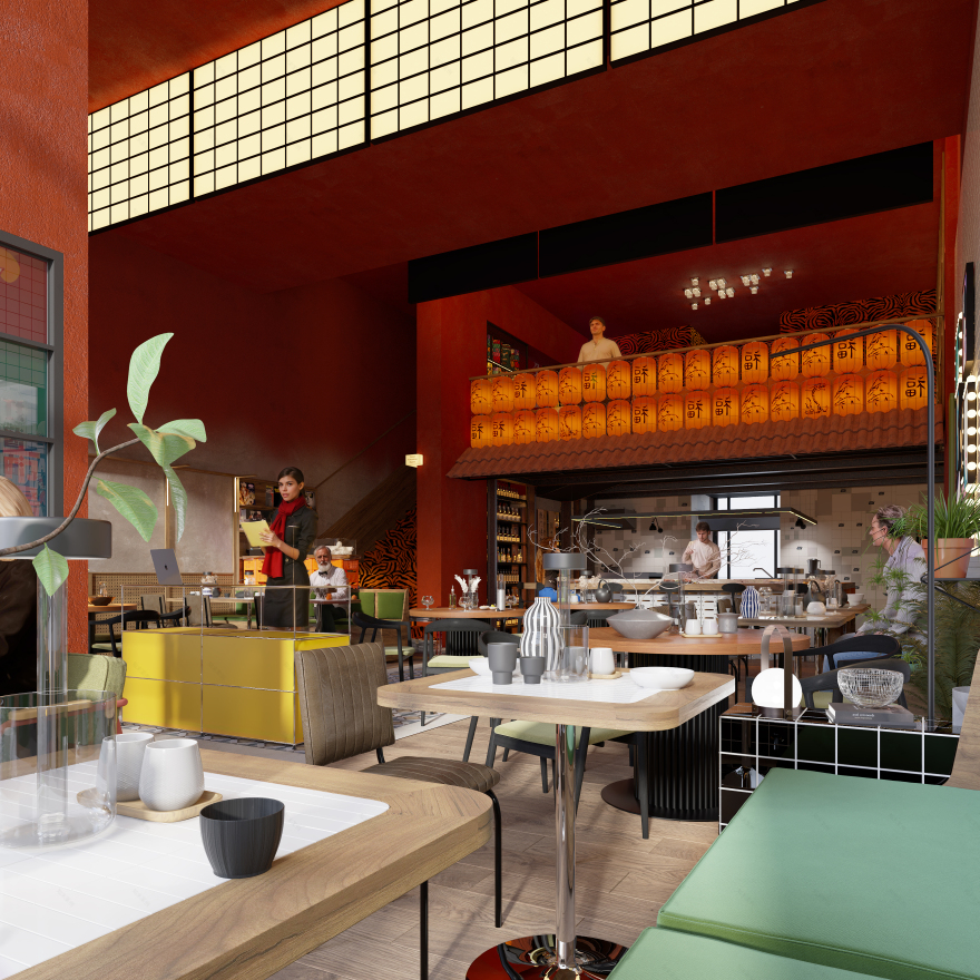 RUSALOCHKA Restaurant — 3D Visualization-13