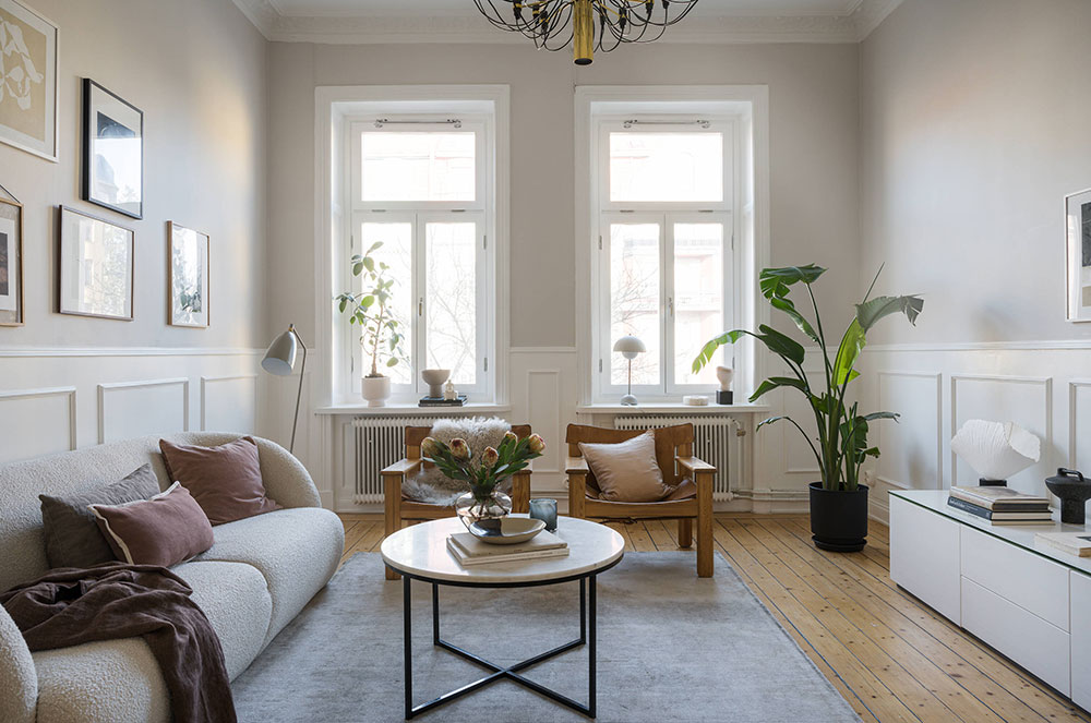 斯德哥尔摩优雅宽敞公寓设计-4