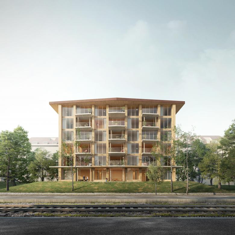 gus wüstemann architects AG丨Invited Competiton, New Train Station and Housing Wollishofen丨瑞士-10