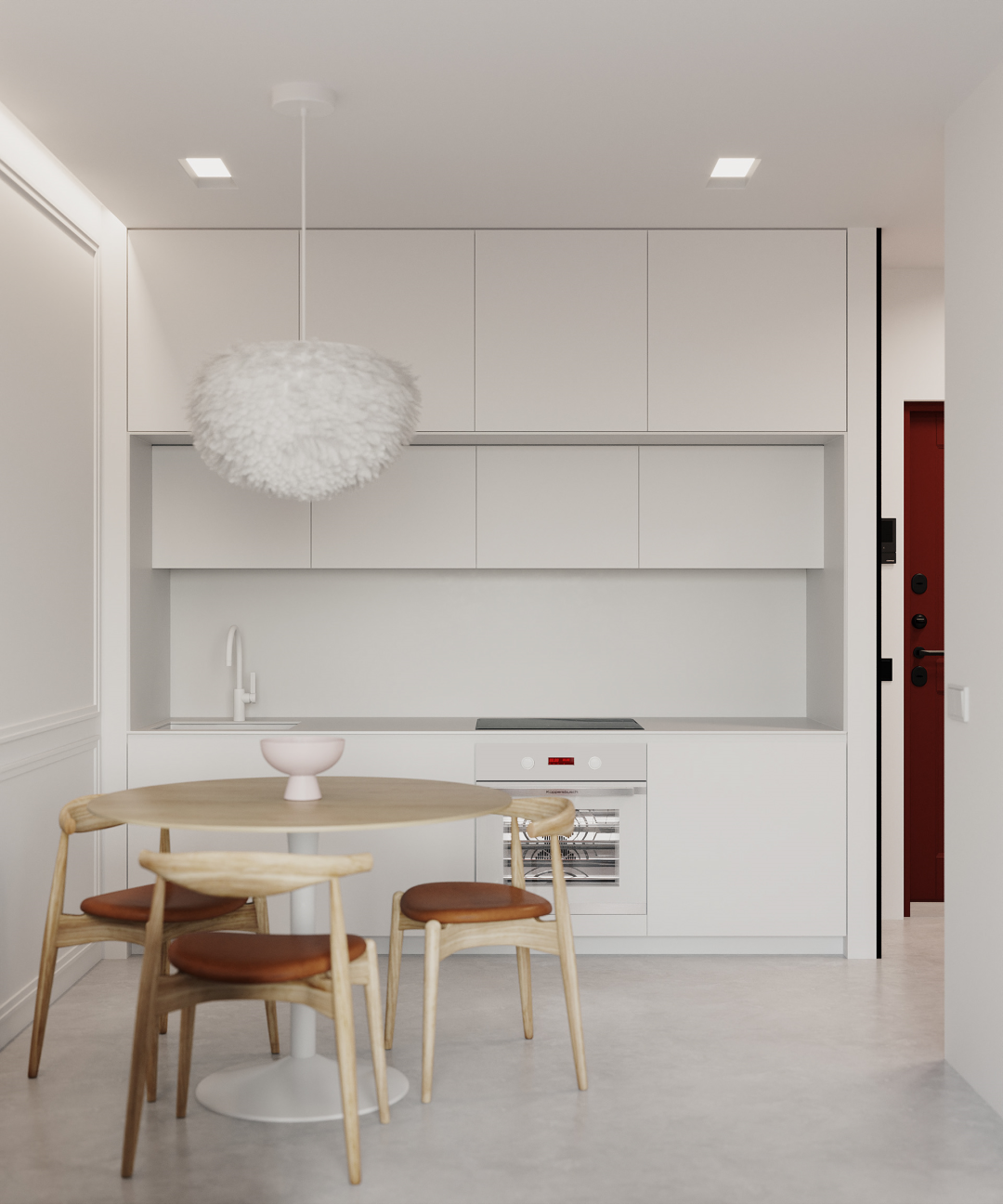 现代轻古典家居，隐藏式收纳释放空间-16