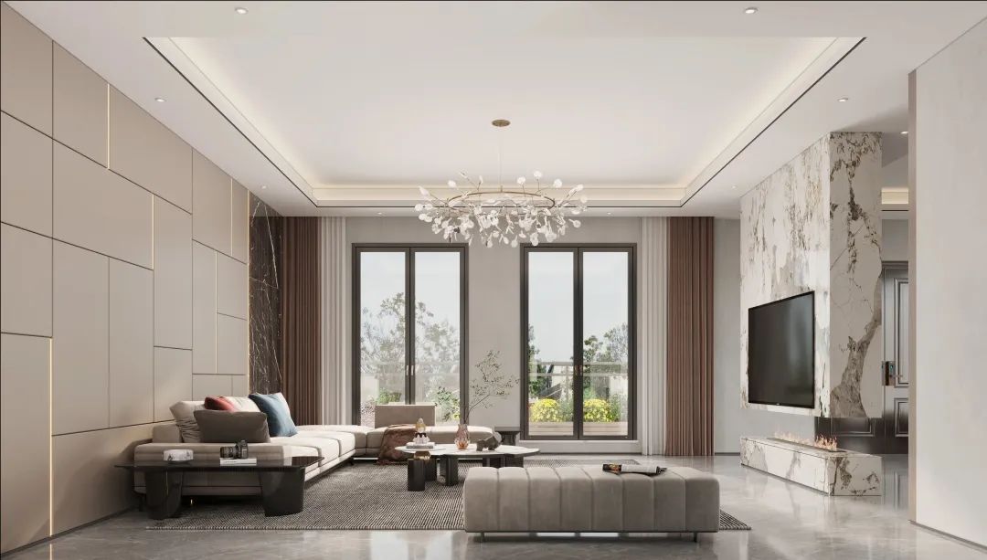 景源名墅现代简约大宅丨上海尚层别墅装饰第一运营中心-23