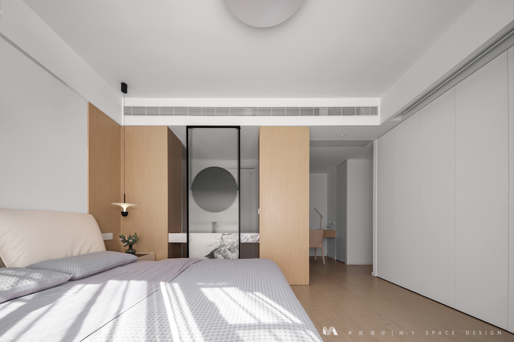 175㎡大平层原木风设计丨中国武汉丨武汉木羽设计-14