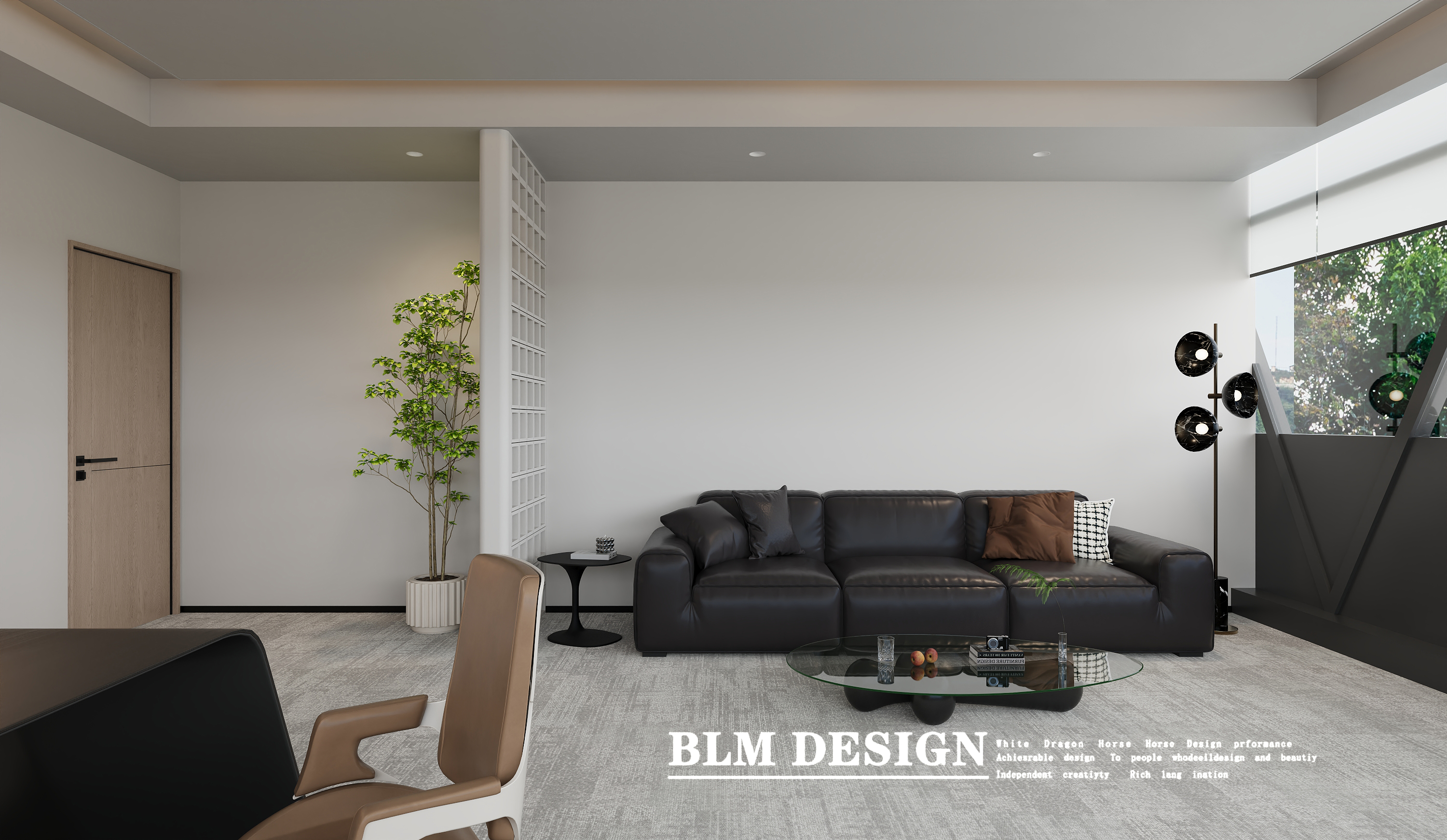 办公室丨白龙马效果图-25