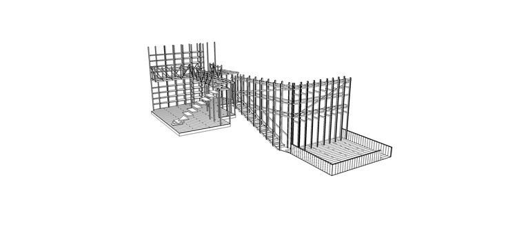 空间假肢 | 激活公寓潜力的木结构脚手架-2