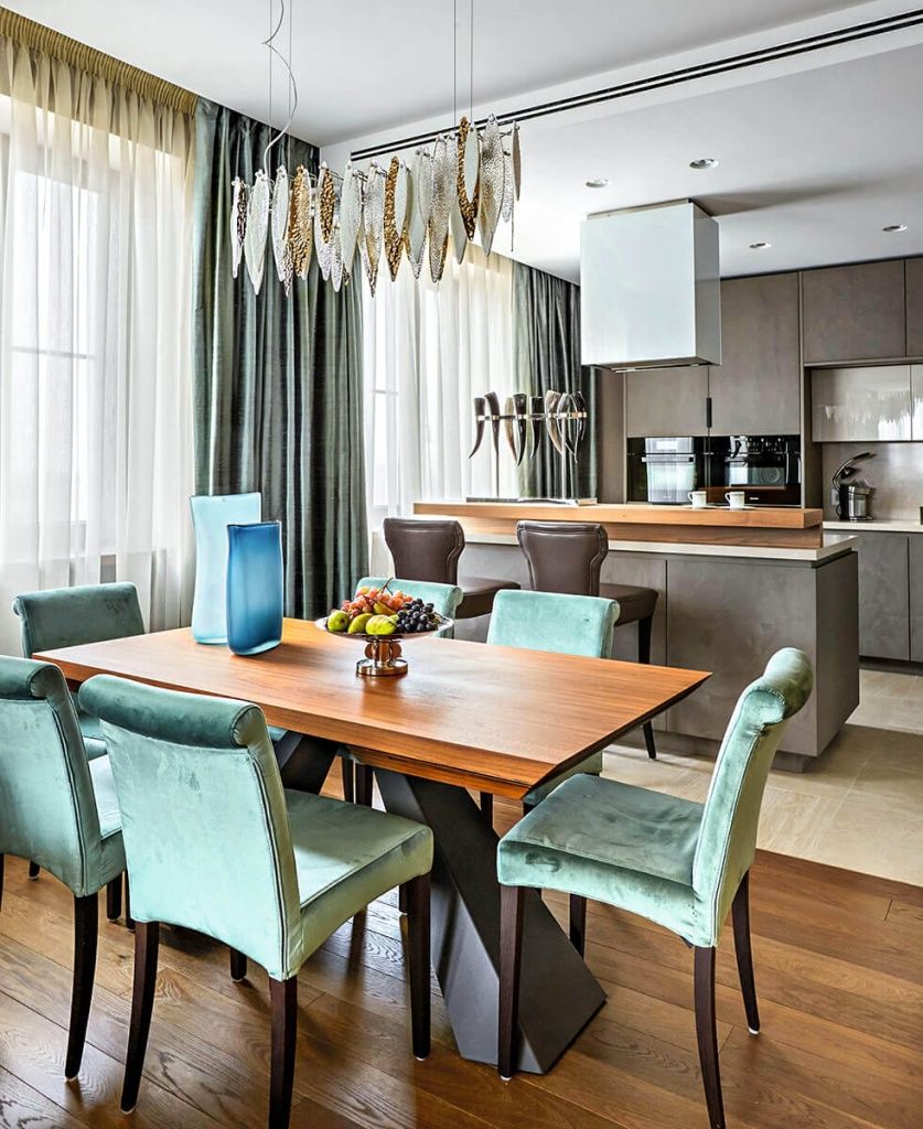 非平凡的典型公寓室内设计丨俄罗斯莫斯科丨建筑师亚历山大·克里维茨基-13