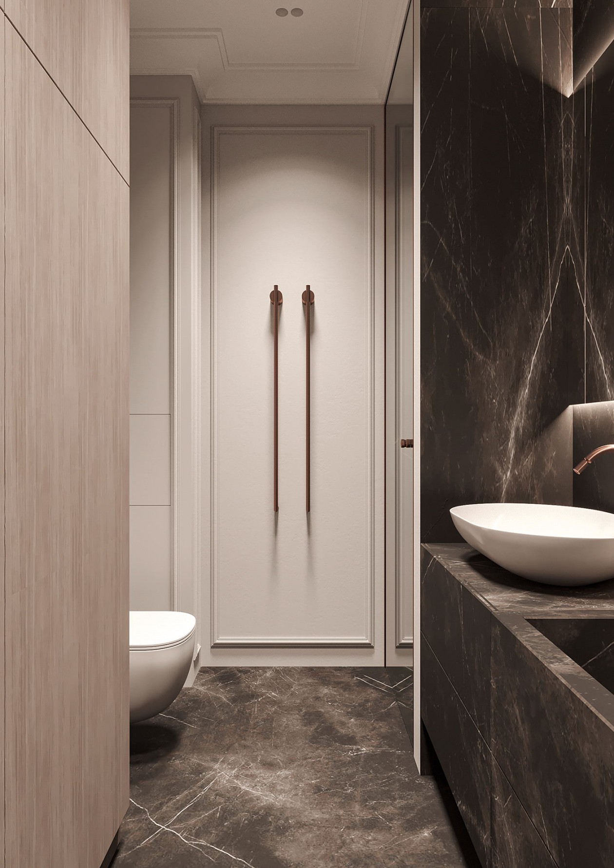 106㎡高级灰色系简约风公寓设计-32