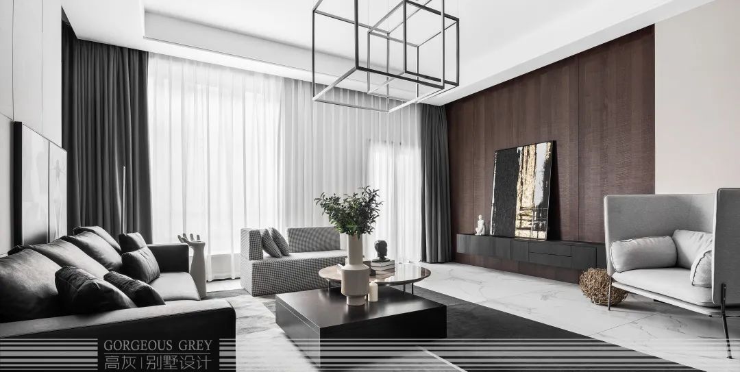 美式轻奢浪漫空间设计丨高灰空间设计-54