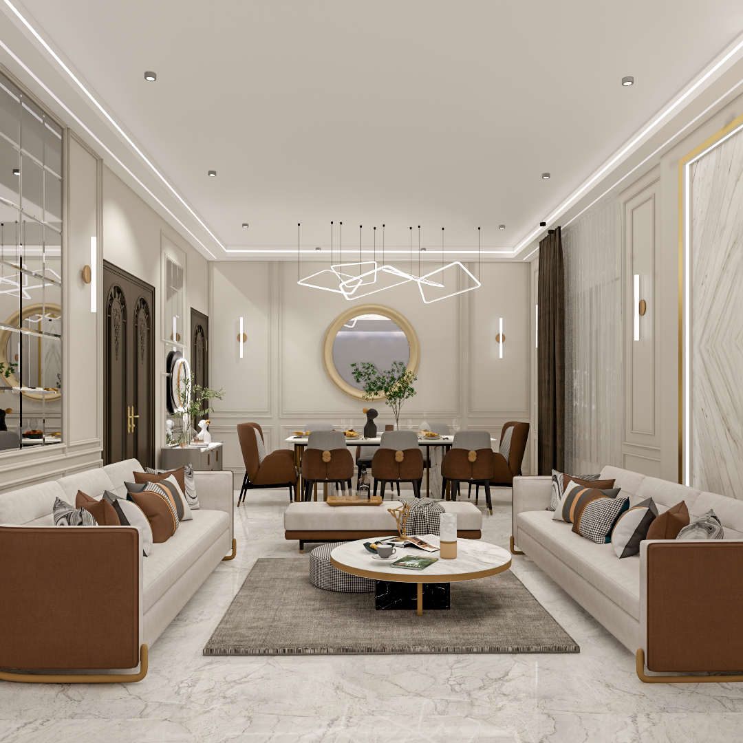 Classical living and dinning area-5