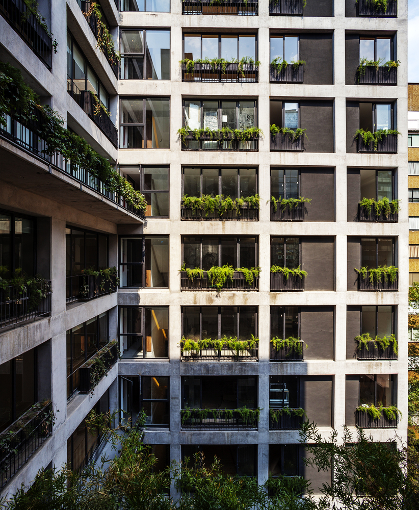 墨西哥城 BP 塔 · 开放,绿色,共享的生活空间-36