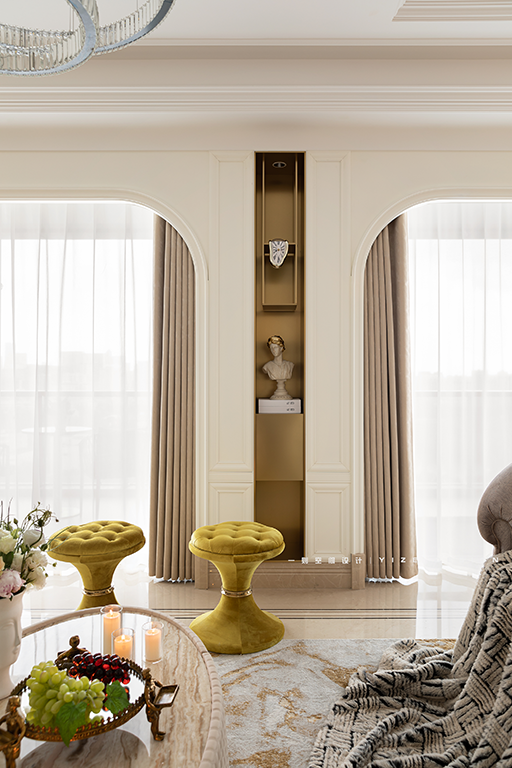 简约法式风格私宅设计丨中国杭州丨赵艺哲设计工作室-11