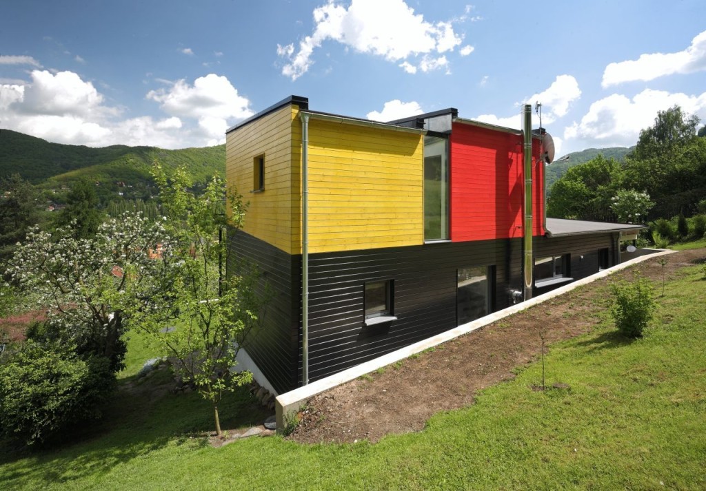 私人块状房屋项目（建在陡峭斜坡上）丨捷克丨3+1 architekti设计工作室-21