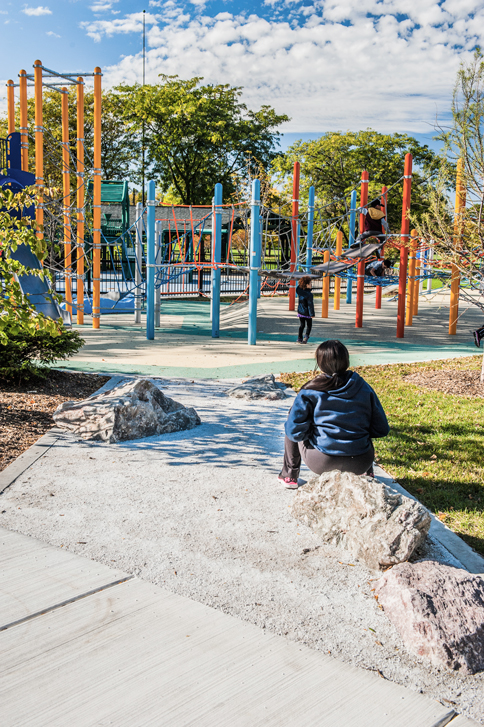 里斯公园“起伏的石头”儿童游乐场-6