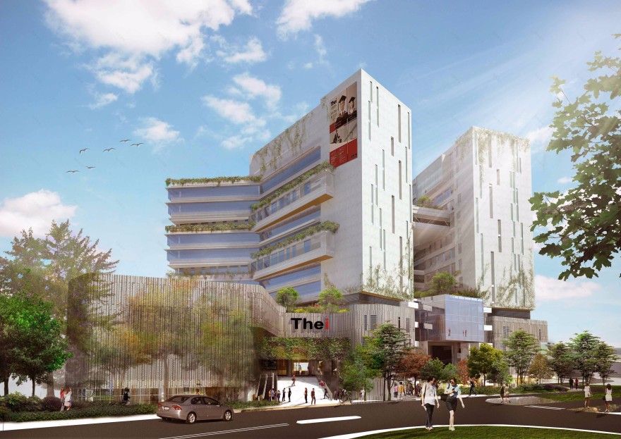 香港创新双塔校园设计-3