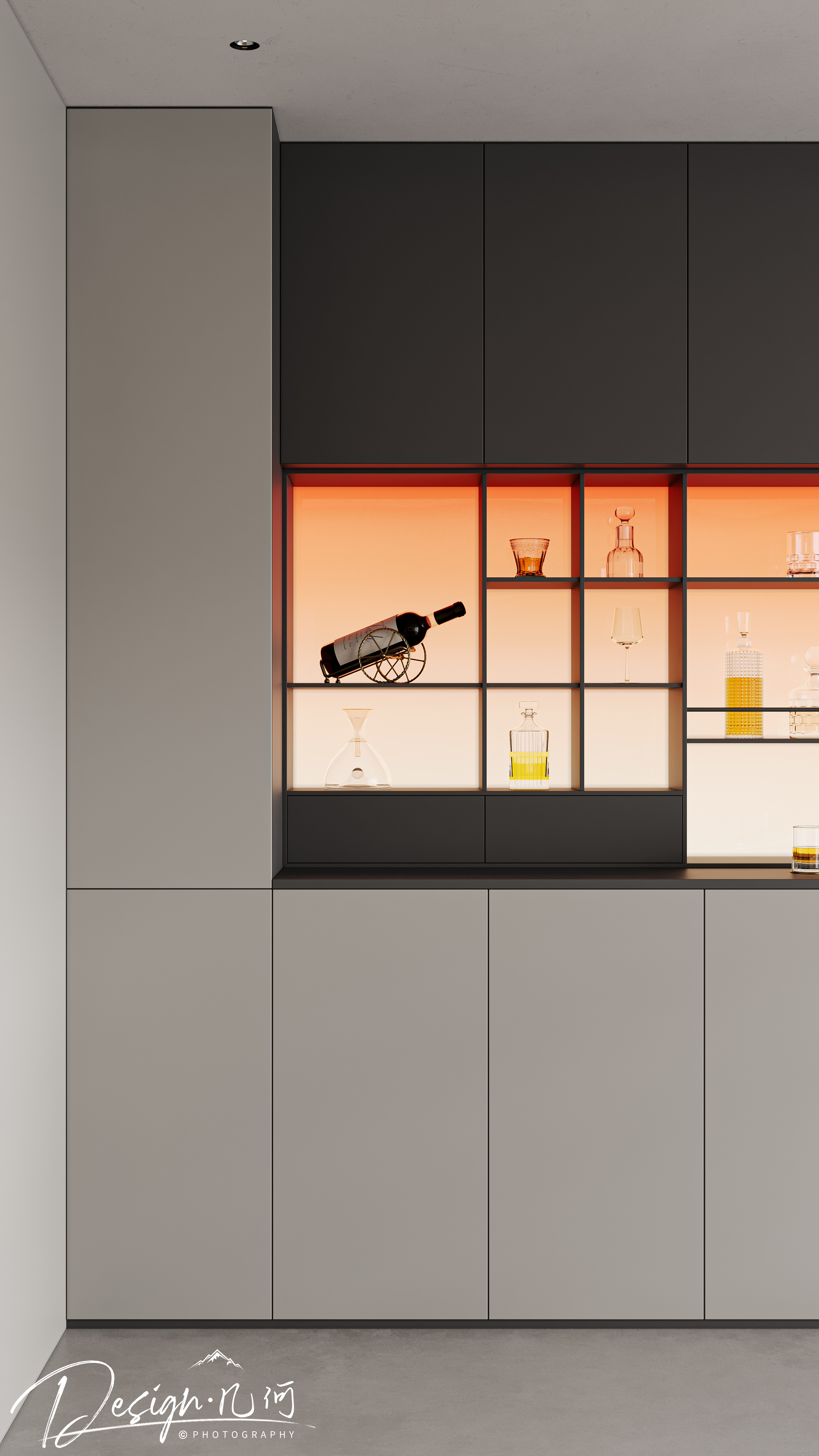 几何空间视觉表现 | 星海国际现代客餐厅（日景）-20