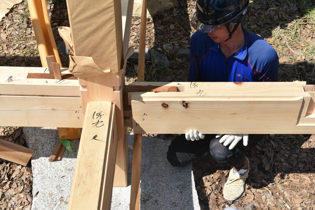 音乐家的家7 木配り 墨付け 刻み丨水野设计室-105