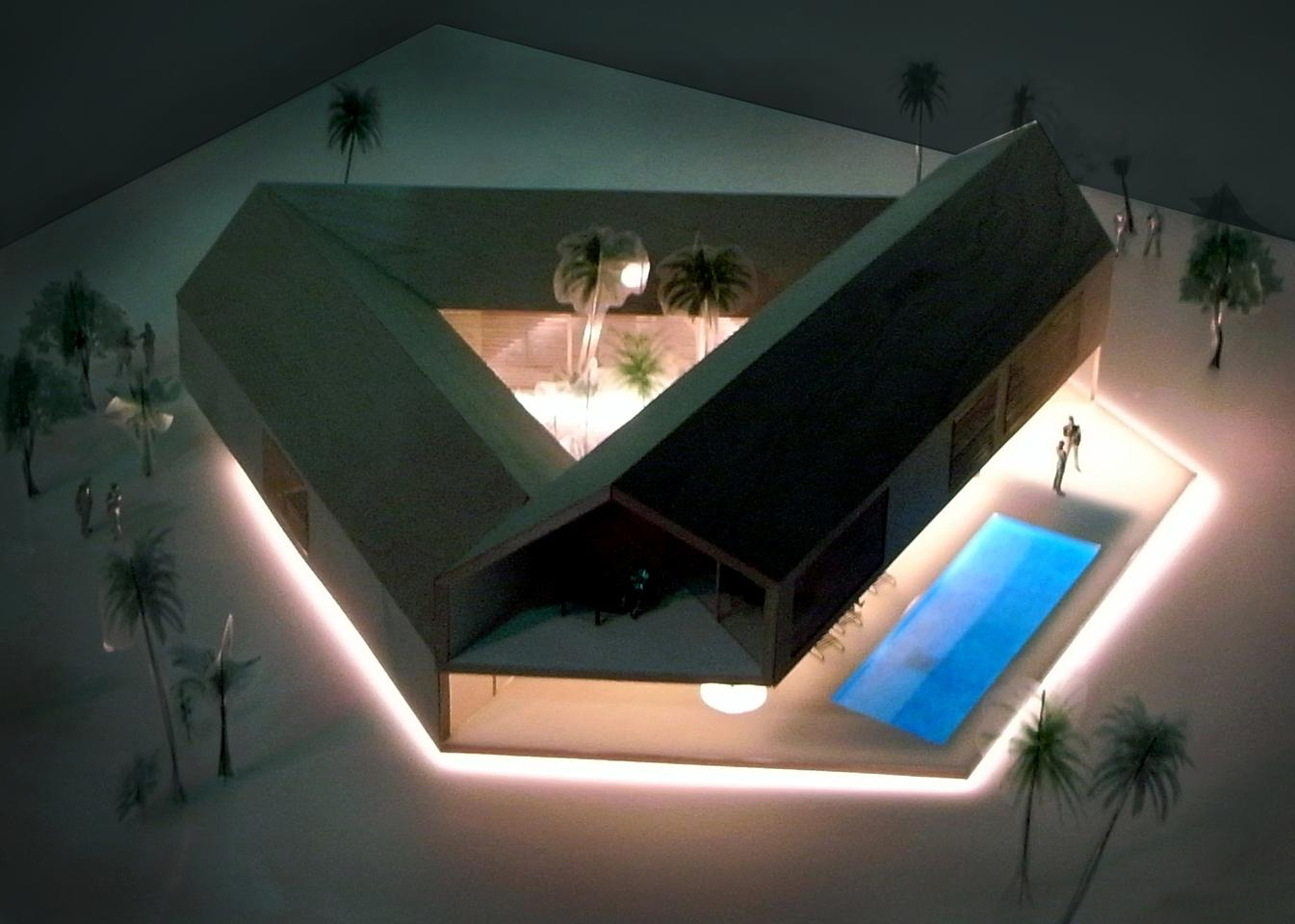 厄瓜多尔 Puerto Cayo 三角住宅 | 自然通风的绿色庭院设计-25