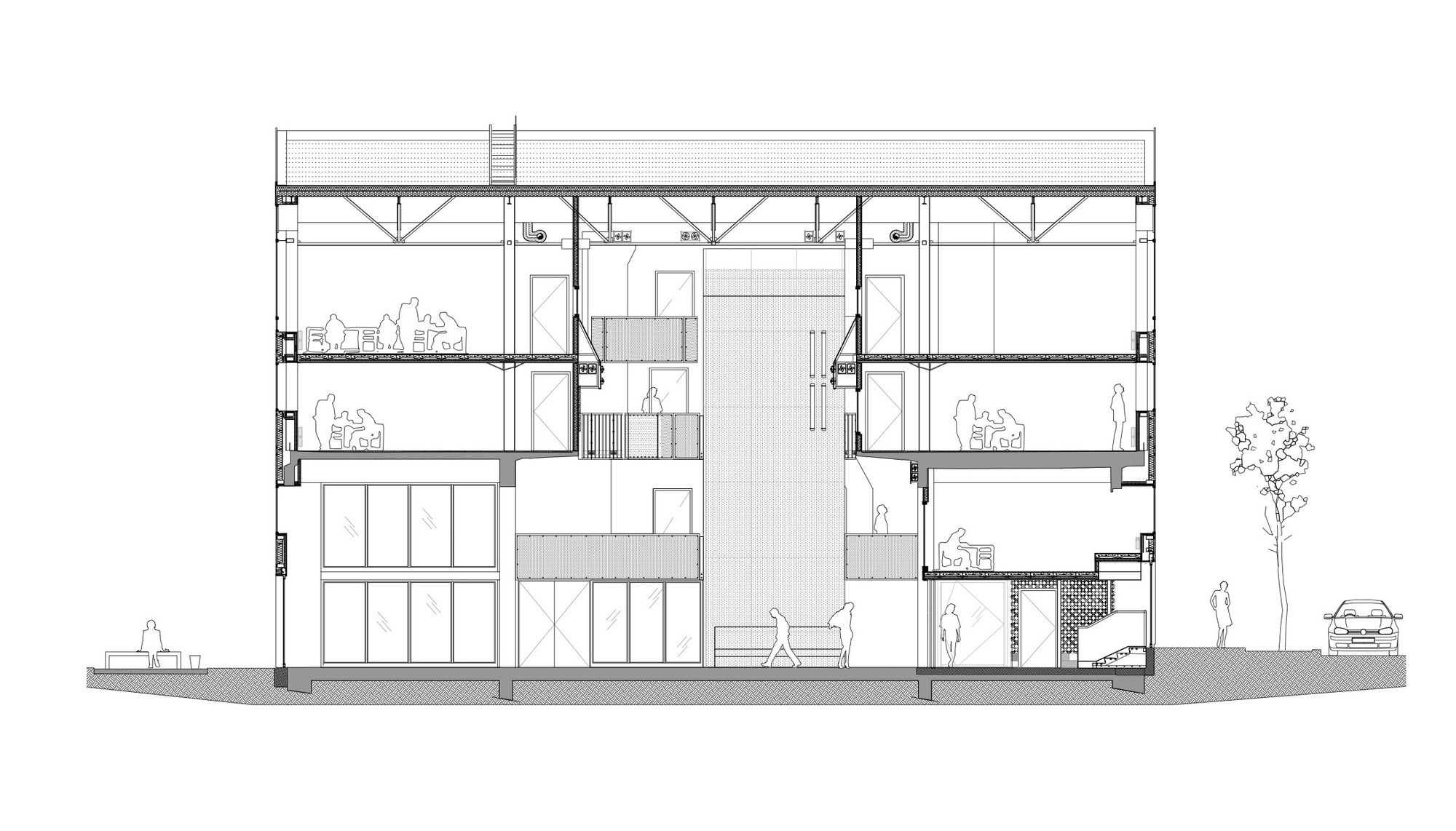 6 号厅东部改造丨法国南特丨Avignon Architecte-37