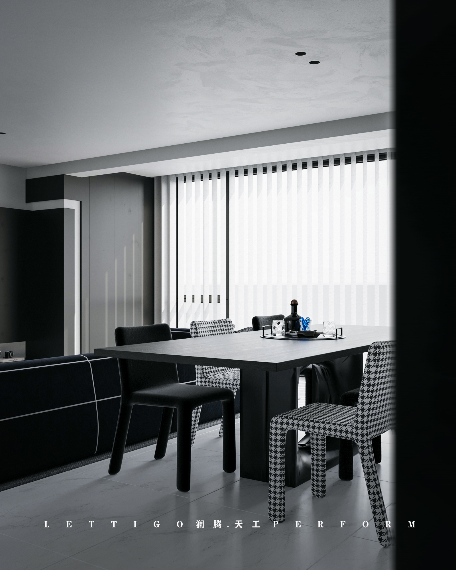 现代极简黑白系列-8