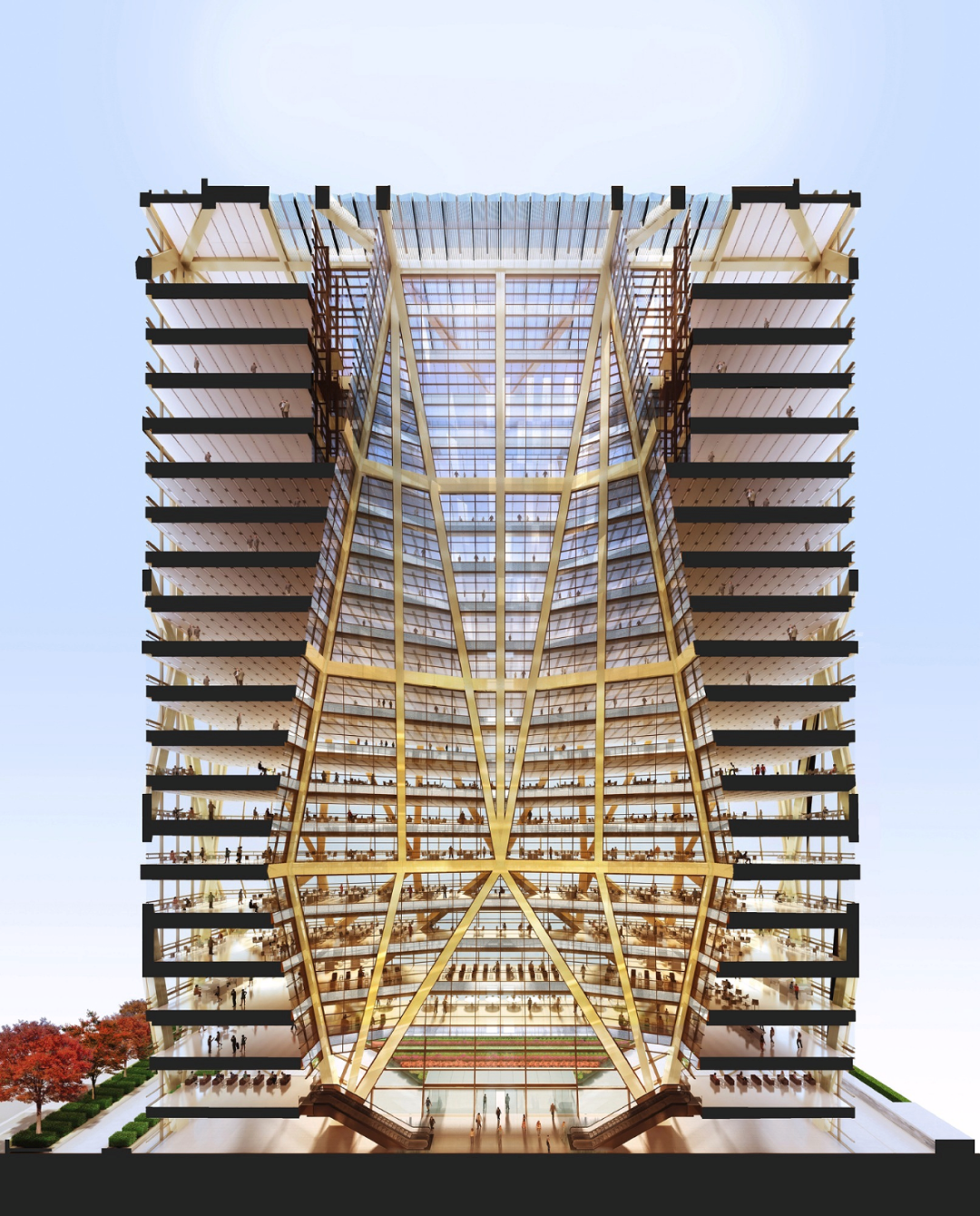 中信银行杭州总部大楼——“日进斗金”的现代诠释-15