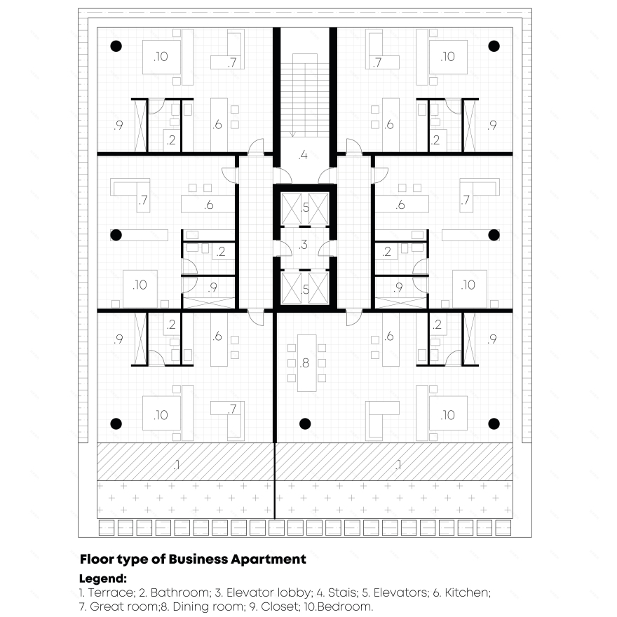 重塑底特律天际线的摩天大楼系统丨Offtec Progetti-10
