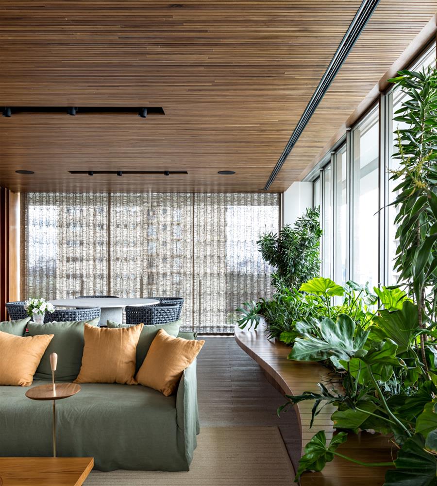 巴西 SP 住宅 · 融入自然的豪华公寓设计-5