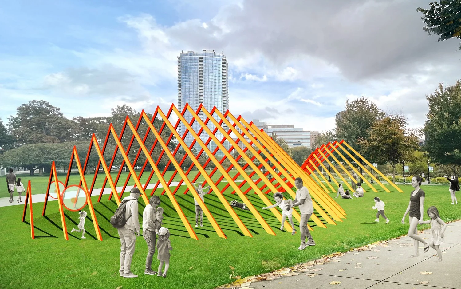 米尔河公园地形工程丨美国康涅狄格-12