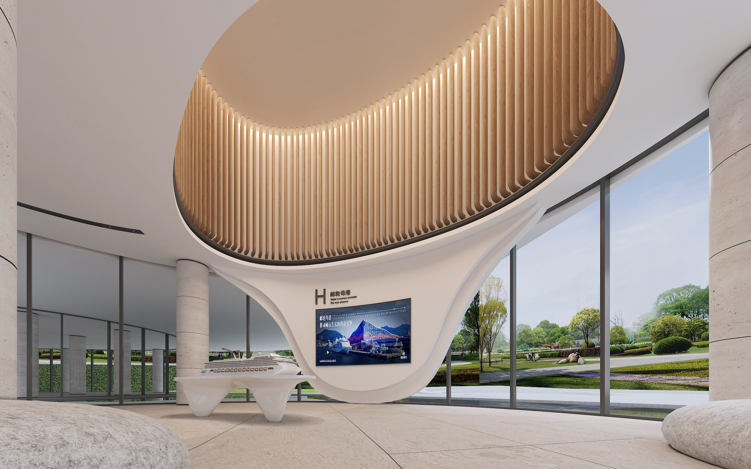  南通滨江规划馆空间设计-7