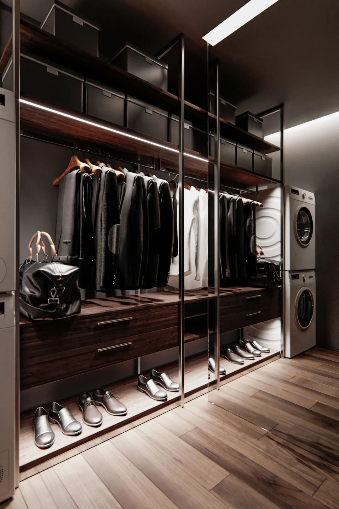 家居美学 | 衣帽间设计细节凝练生活质感-47