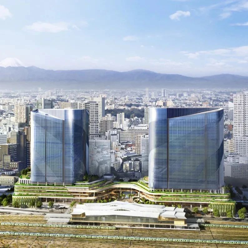 创新国际枢纽TOD,东京品川门户规划丨日本东京丨美国Pickard Chilton建筑师事务所-2