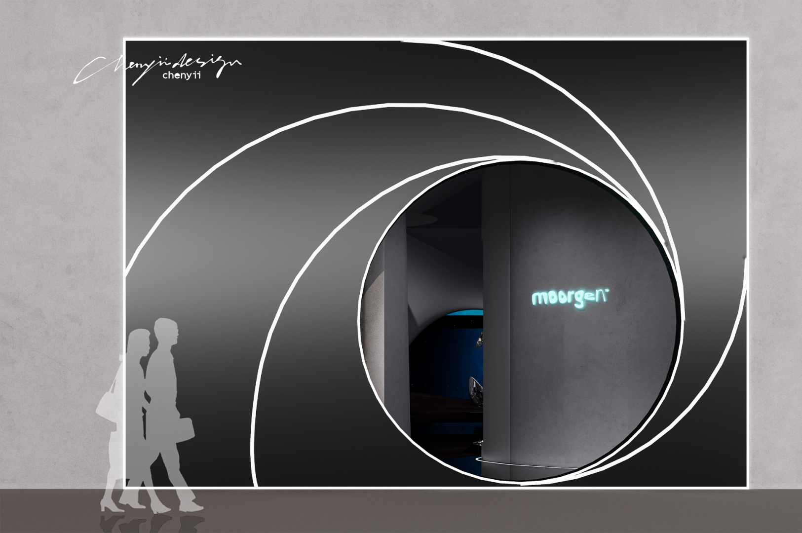 新作 丨 忱意设计：前卫大胆的科技装饰，打造moorgen智能展厅-18