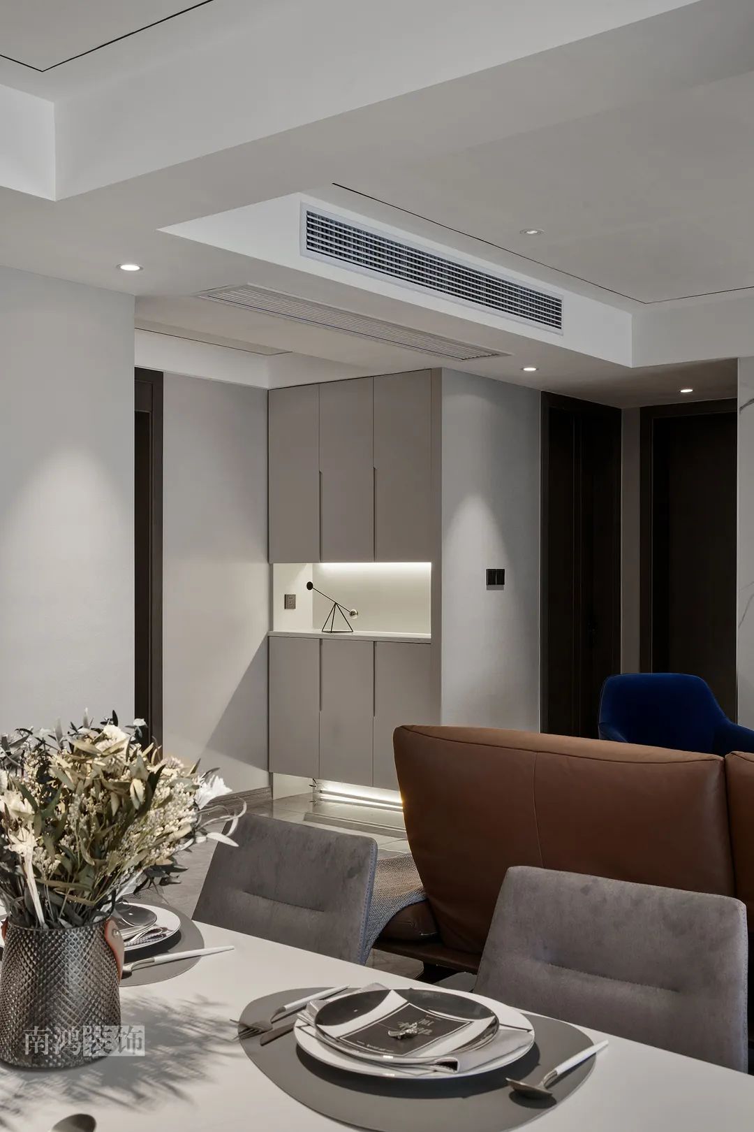 三堡南苑 126㎡现代风格家居设计丨浙江南鸿装饰-17