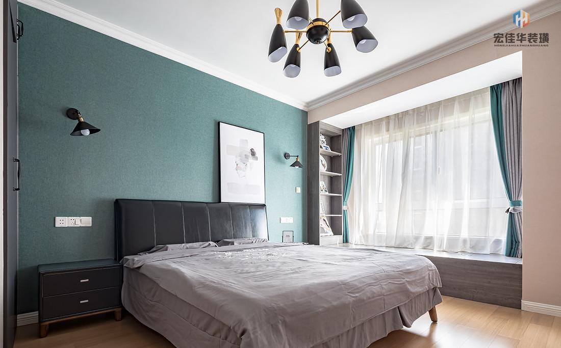 宏佳华装璜赏心 118㎡现代风 温馨宜居空间设计-11