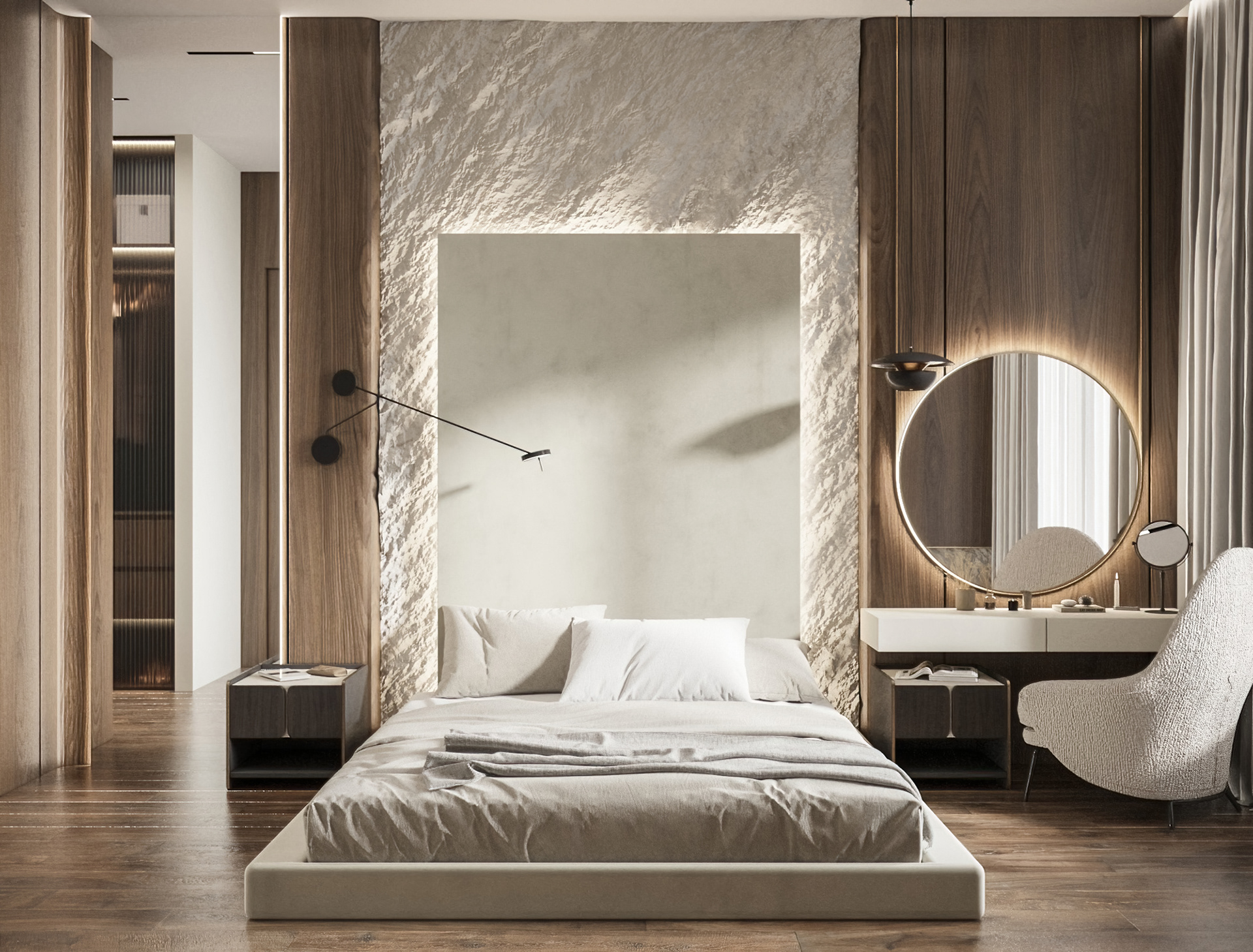 Квартира для девушки в стиле Джапанди-15