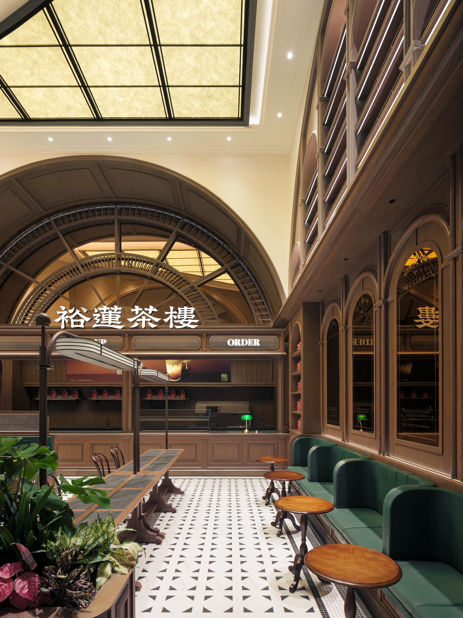 南洋风与中式茶的奇妙碰撞 · 裕莲茶楼新空间丨中国西安丨YEAPLAB-9