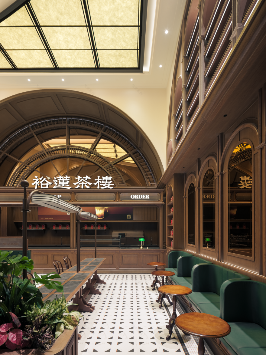 南洋风与中式茶的奇妙碰撞 · 裕莲茶楼新空间丨中国西安丨YEAPLAB-9
