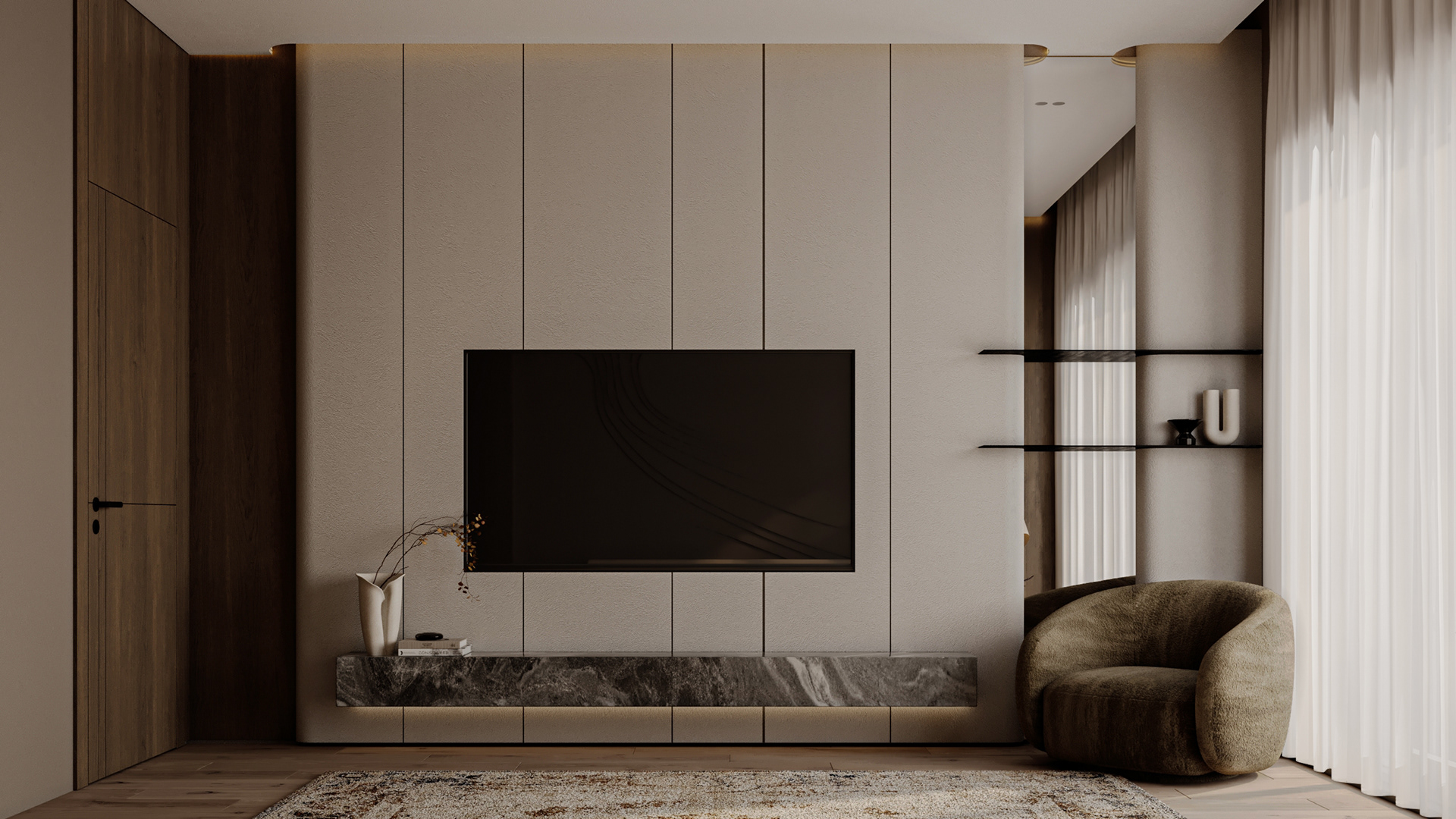 新吉萨·主卧室丨LOAK designs-8