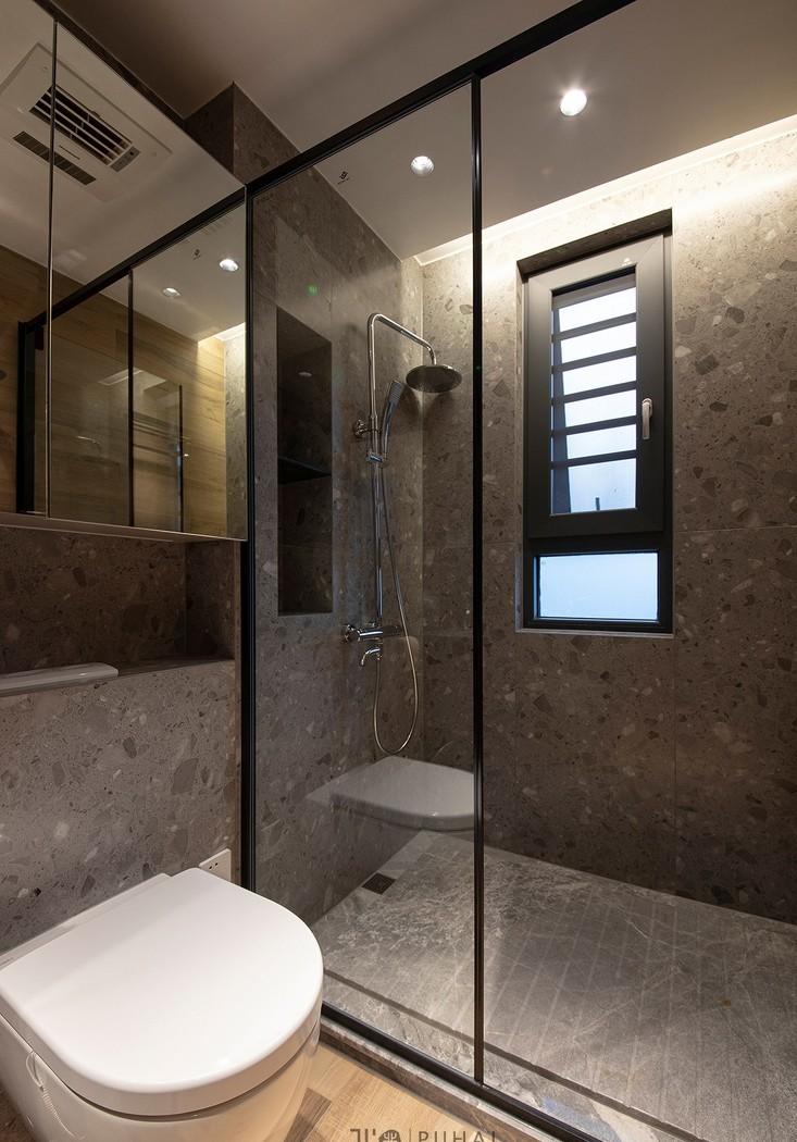 89㎡现代简约三居室，点亮生活的活力橙色沙发-42