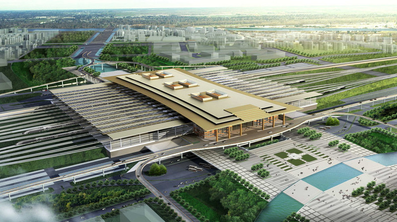 车站设计案例效果图2-0